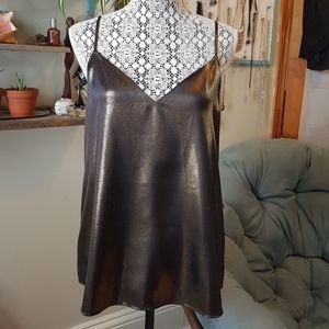 Aritzia Babaton Bronze-Gold Tank Top